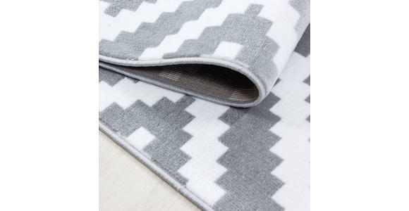 WEBTEPPICH 140/200 cm Plus Grau  - Grau, Basics, Textil (140/200cm) - Novel