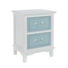 KOMMODE furniert Weiß, Hellblau - Weiß/Hellblau, LIFESTYLE, Holz/Metall (45/61/34cm) KOMMODE furniert Weiß, Hellblau - Weiß/Hellblau, LIFESTYLE, Holz/Metall (45/61/34cm)