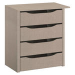 SCHUBKASTENEINSATZ  - Grau, Holzwerkstoff (88/81/45cm) - Carryhome