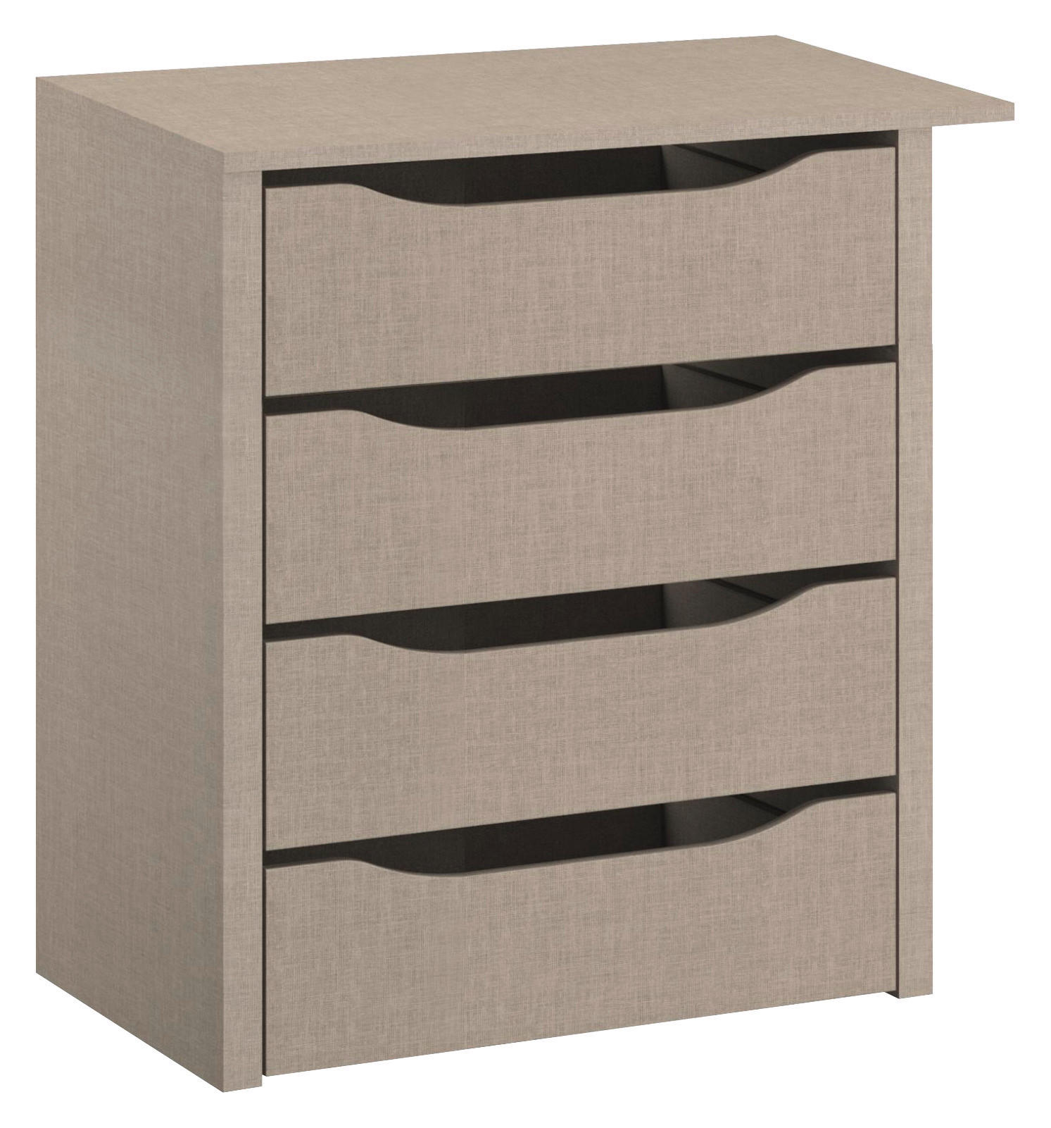 Carryhome Schubkasteneinsatz Grau 88x81x45 cm