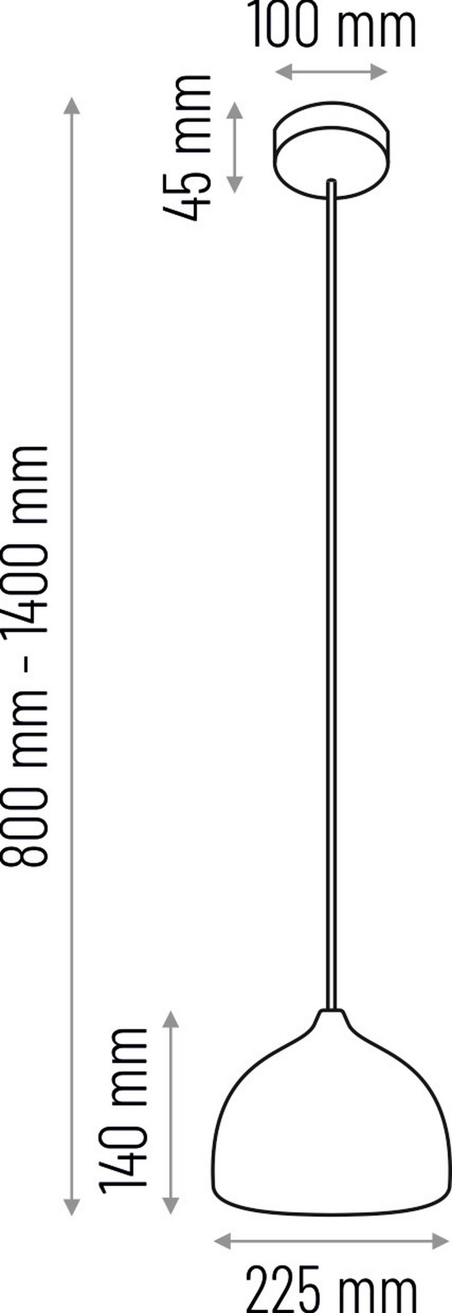 HÄNGELEUCHTE 22,5/90-140 cm  - Grau, Design, Holz (22,5/90-140cm)