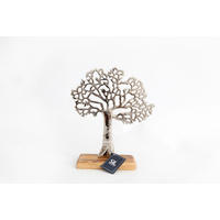 DEKORAČNÍ STROMEK - Basics, kov/dřevo (22.5/9/26.5cm)