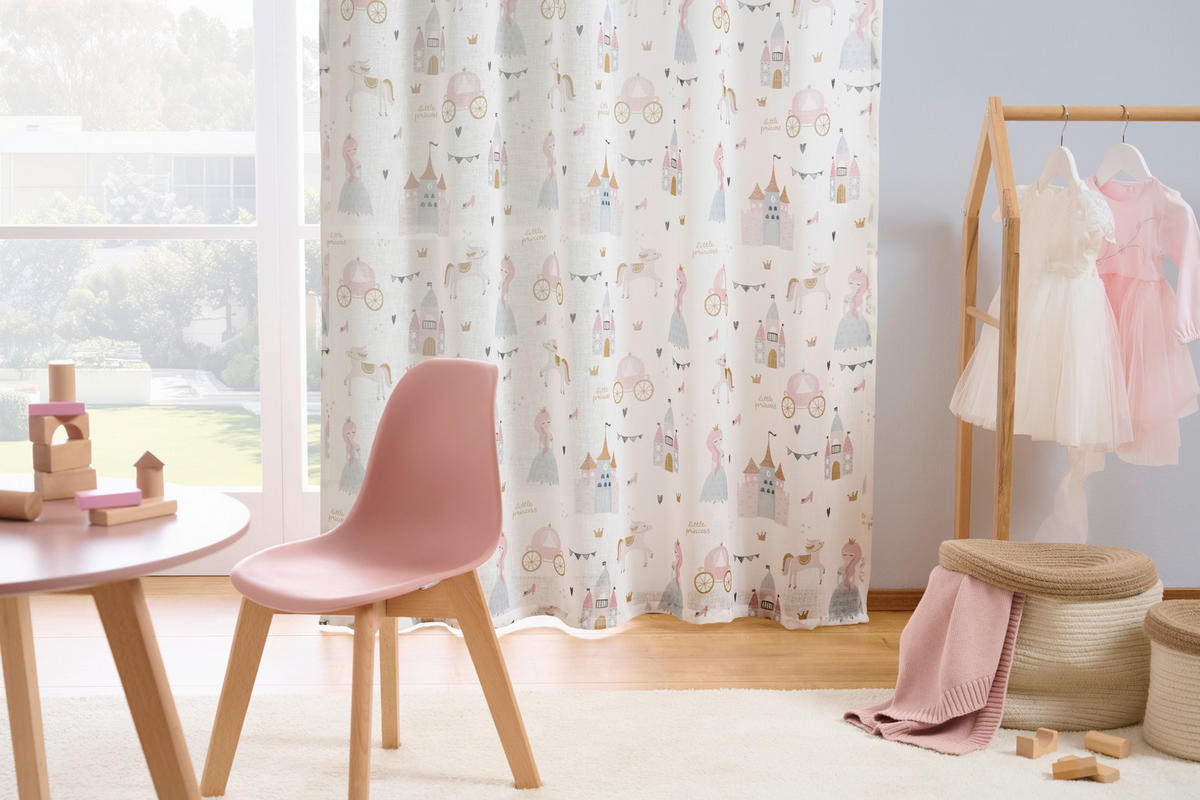 DĚTSKÝ ZÁVĚS, průhledné,  - vícebarevná, Moderní, textil (140/245cm) - Ben'n'jen