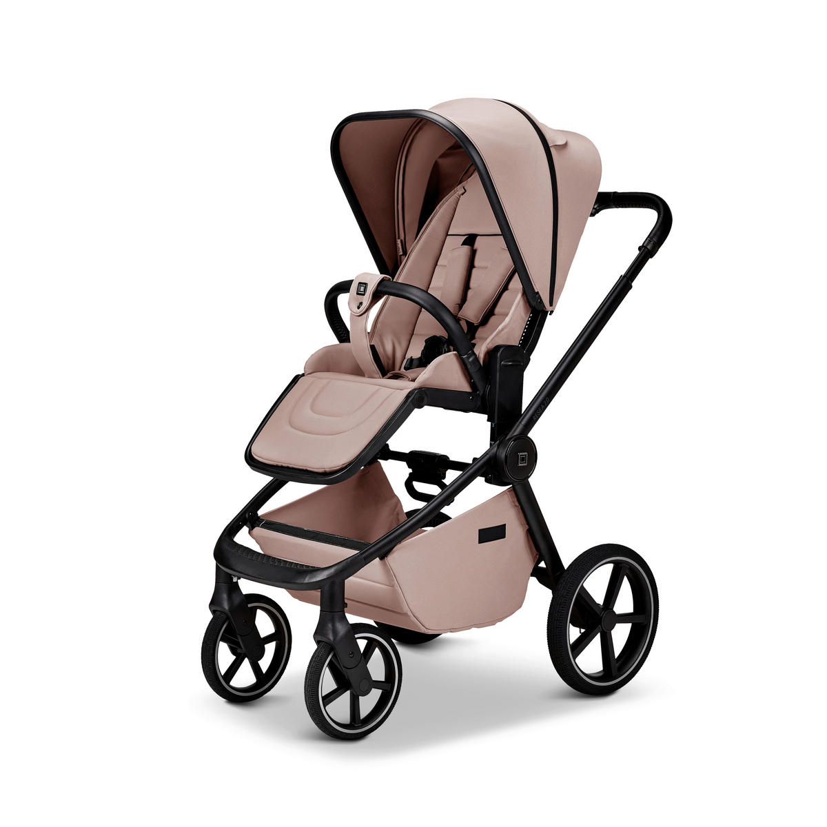 KOMBIKINDERWAGEN  Resea 2.0  Sand  - Sandfarben/Schwarz, Basics, Textil (96/57/114cm) - Moon