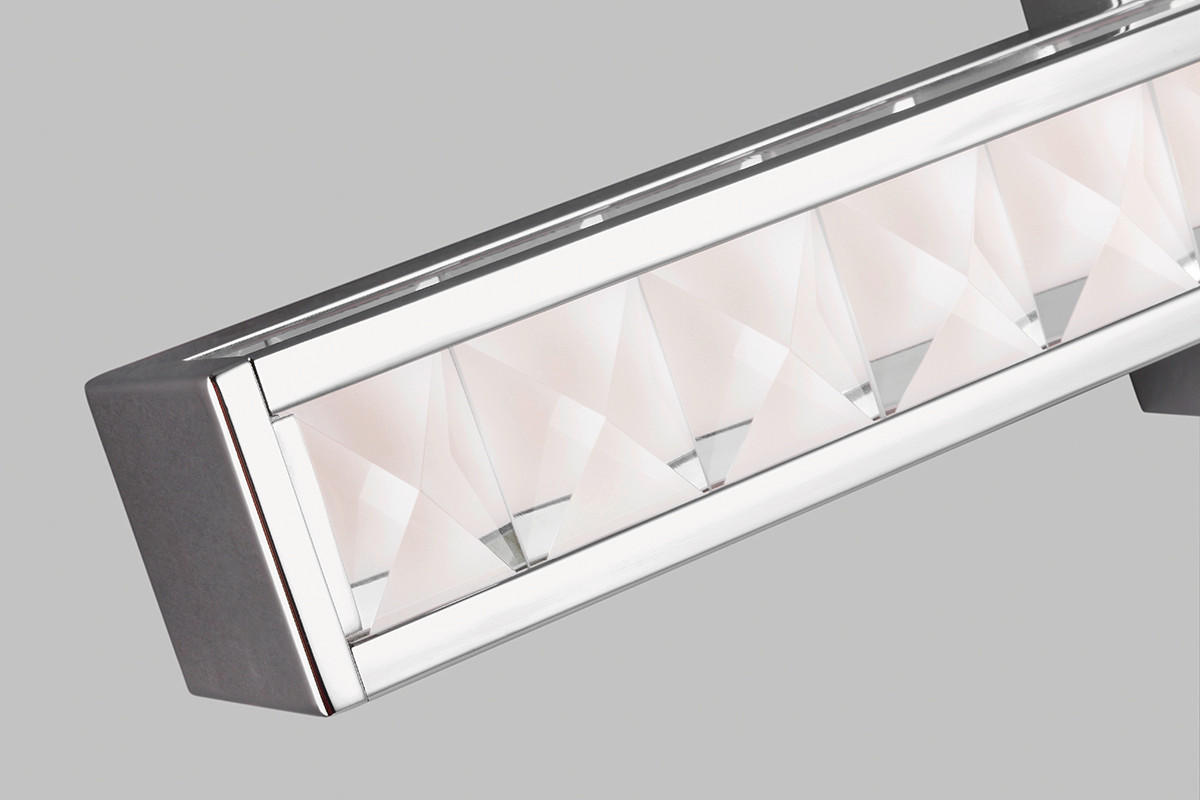 BADEZIMMER-WANDLEUCHTE Elstead Jessie 59.7/12.7/10.2 cm   - Chromfarben, Basics, Metall (59.7/12.7/10.2cm) - Elstead Lighting