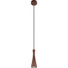 HÄNGELEUCHTE 10/90-140 cm  - Nussbaumfarben/Schwarz, Design, Holz (10/90-140cm)
