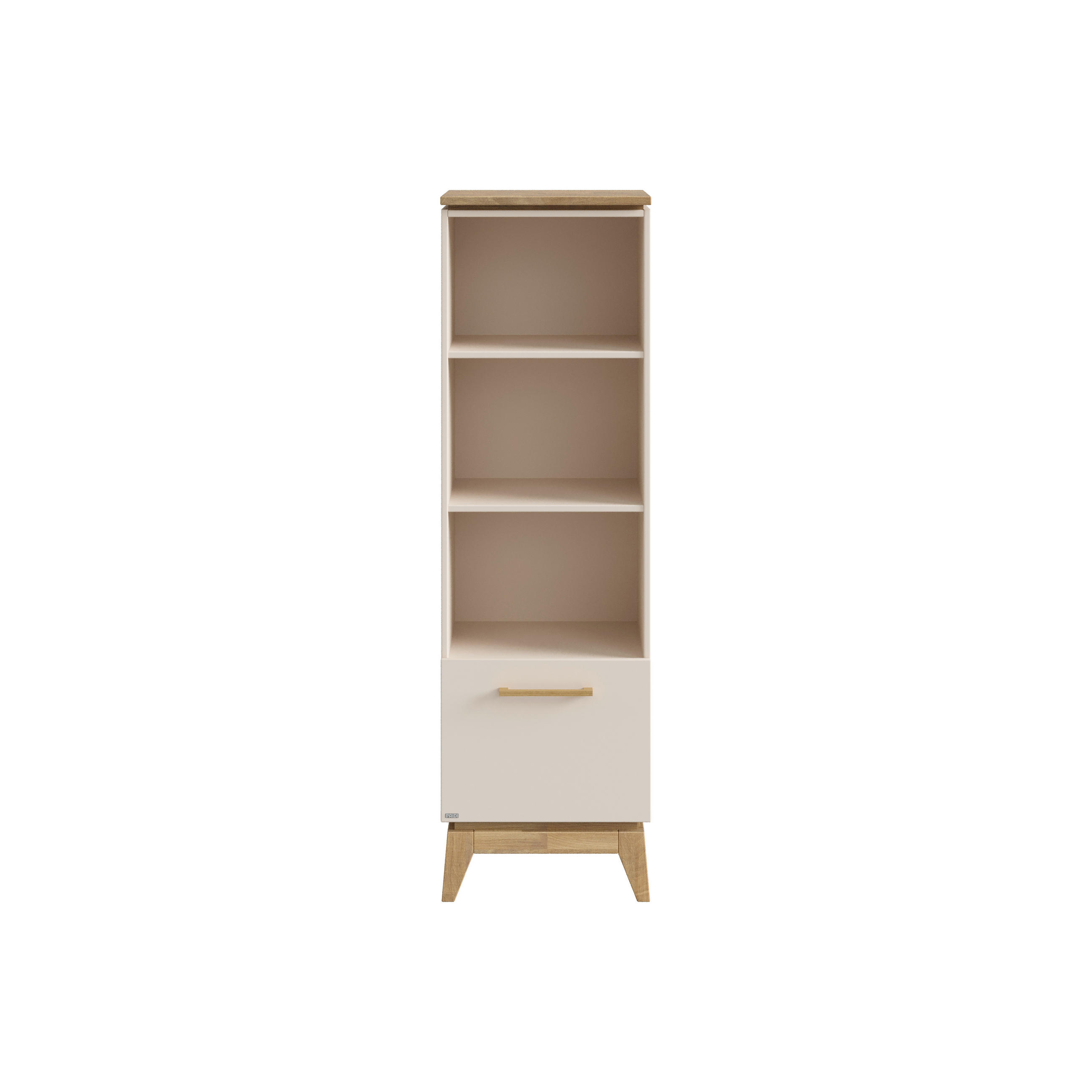 REGAL Stiene Eichefarben, Beige - Eichefarben/Beige, Basics, Holz/Holzwerkstoff (48,20/161,00/39,60cm) - Paidi