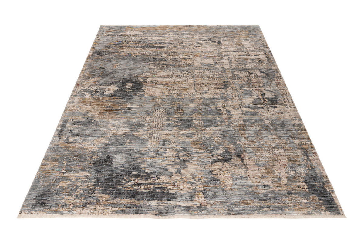 FLACHWEBETEPPICH 80/150 cm My Picasso Dunkelblau  - Dunkelblau, Design, Textil (80/150cm) - Obsession