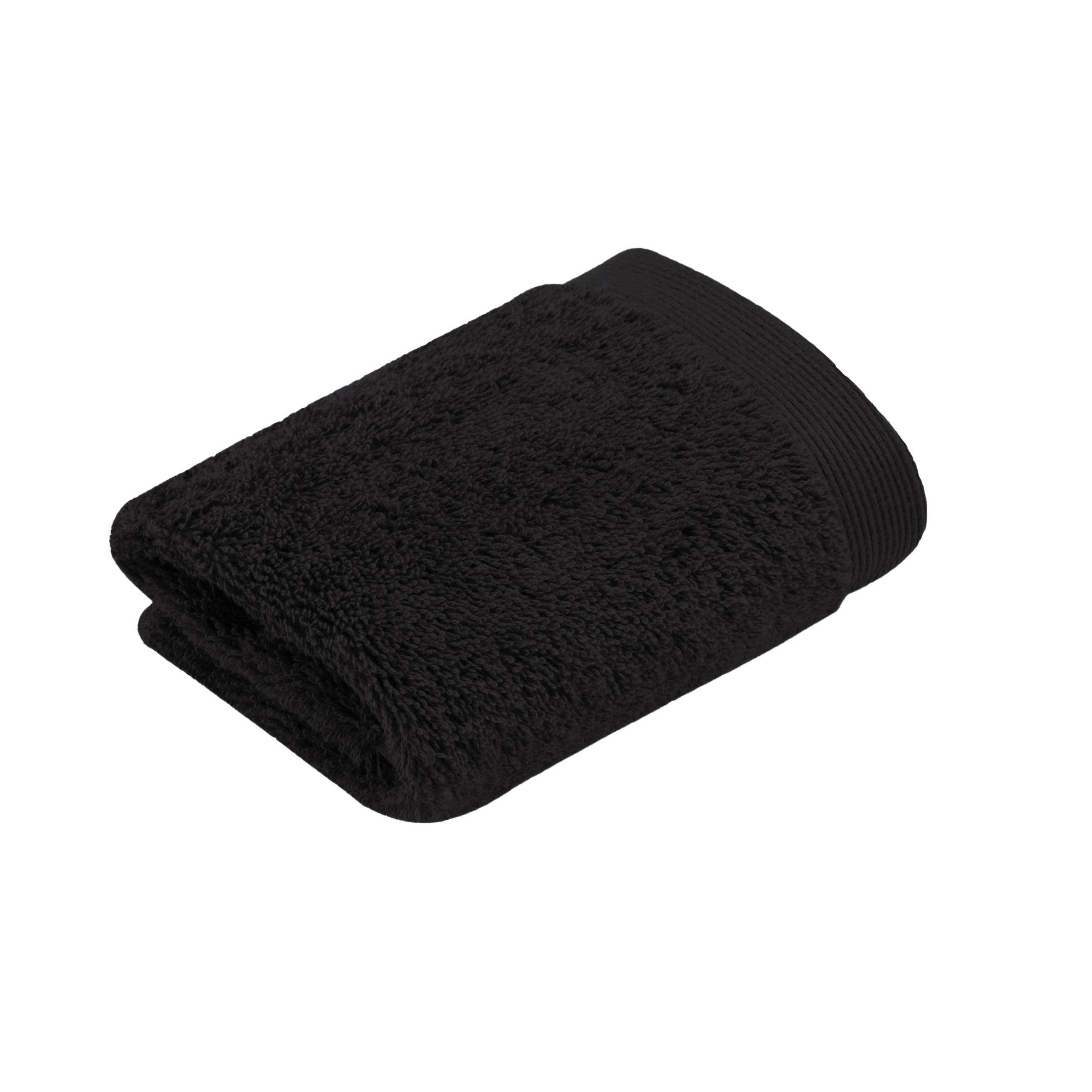 SEIFTUCH High Line Schwarz 30/30 cm  - Schwarz, Basics, Textil (30/30cm) - Vossen