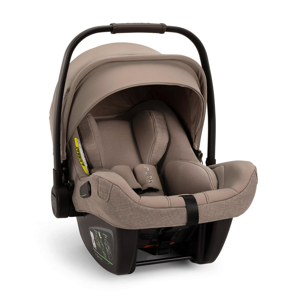 KINDERWAGENSET  MIXX NEXT  CEDAR  - Graubraun/Schwarz, Basics, Kunststoff/Textil (60/110/82cm) - Nuna