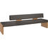 SITZBANK in Holz, Leder Eichefarben, Dunkelbraun - Eichefarben/Dunkelbraun, Natur, Leder/Holz (274/84/65cm) - Voglauer SITZBANK in Holz, Leder Eichefarben, Dunkelbraun - Eichefarben/Dunkelbraun, Natur, Leder/Holz (274/84/65cm) - Voglauer