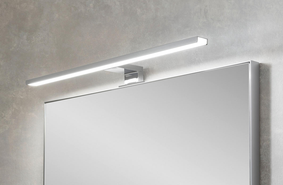 BADEZIMMER  in 60 cm  - Eichefarben/Weiß, Design, Glas/Keramik (60cm) - Dieter Knoll