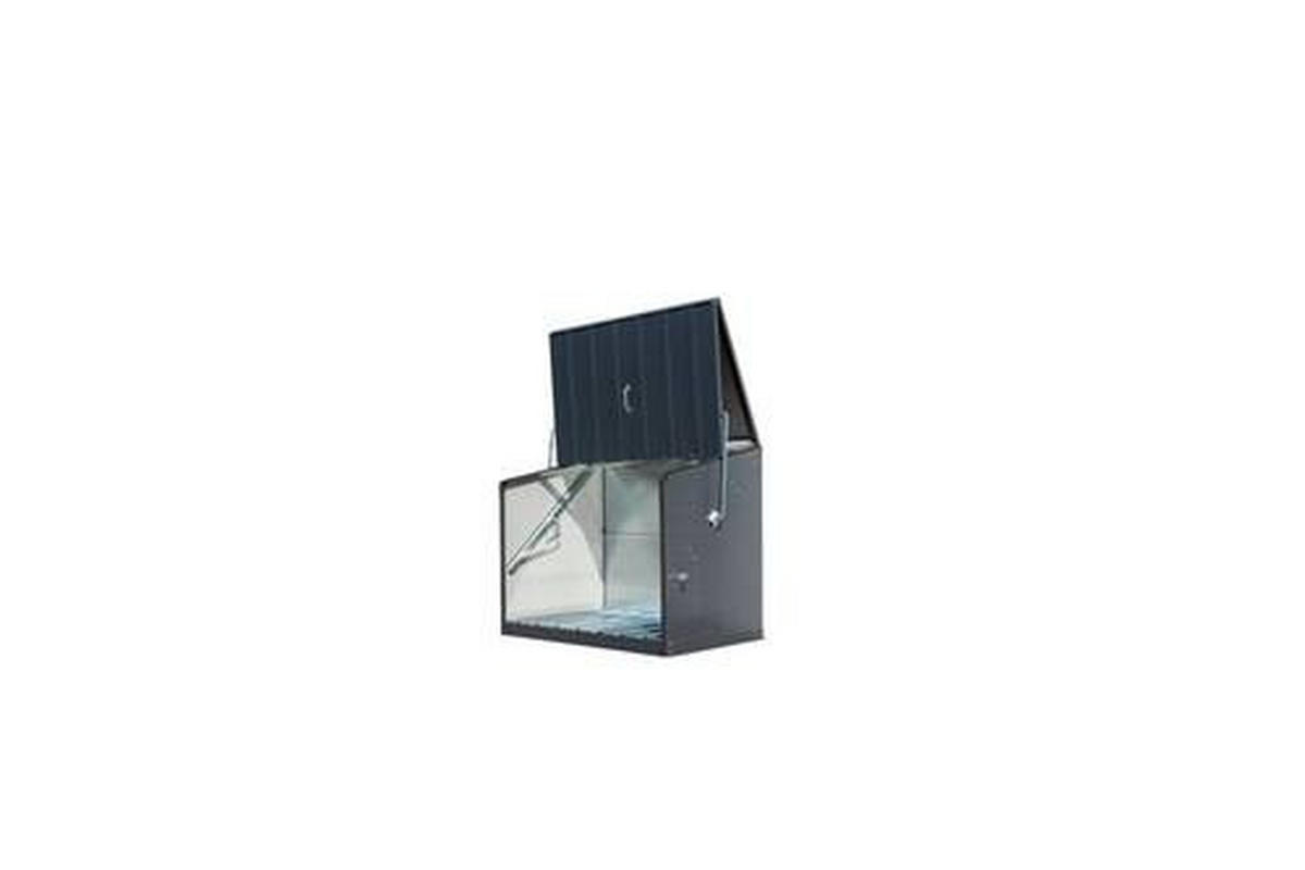 GERÄTESCHRANK 89/113/138 cm  - Anthrazit, Basics, Metall (89/113/138cm)