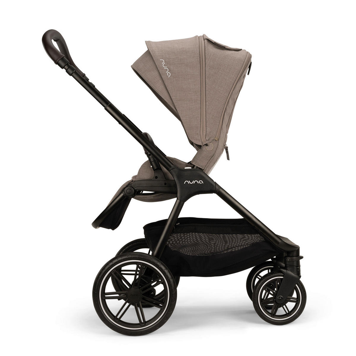KINDERWAGENSET  TRIV lx Cedar  Cedar  - Sandfarben/Schwarz, Basics, Kunststoff/Metall (96/58/109cm) - Nuna
