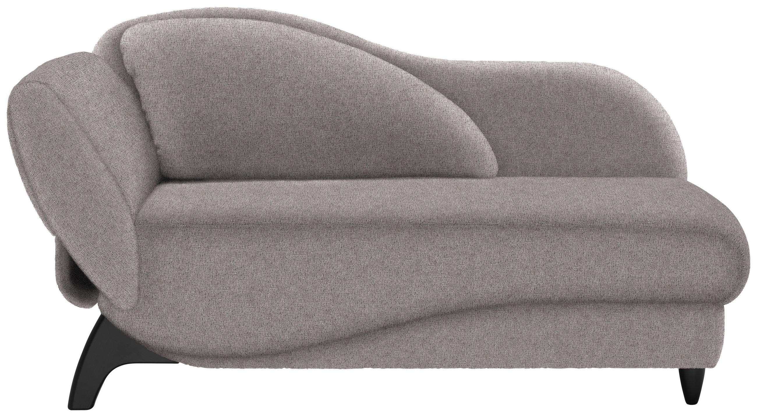 LIEGE in Webstoff Grau  - Schwarz/Grau, MODERN, Holz/Textil (84/87/171-190cm) - Joka