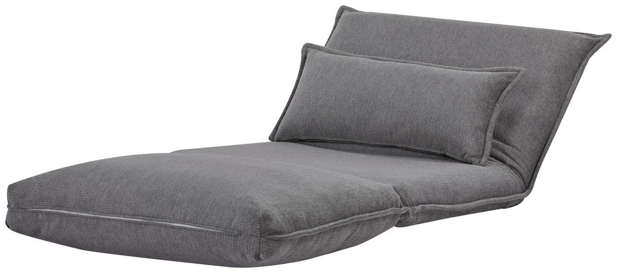 SCHLAFSESSEL Webstoff Grau    - Grau, MODERN, Textil (85,5/59/67cm) - MID.YOU