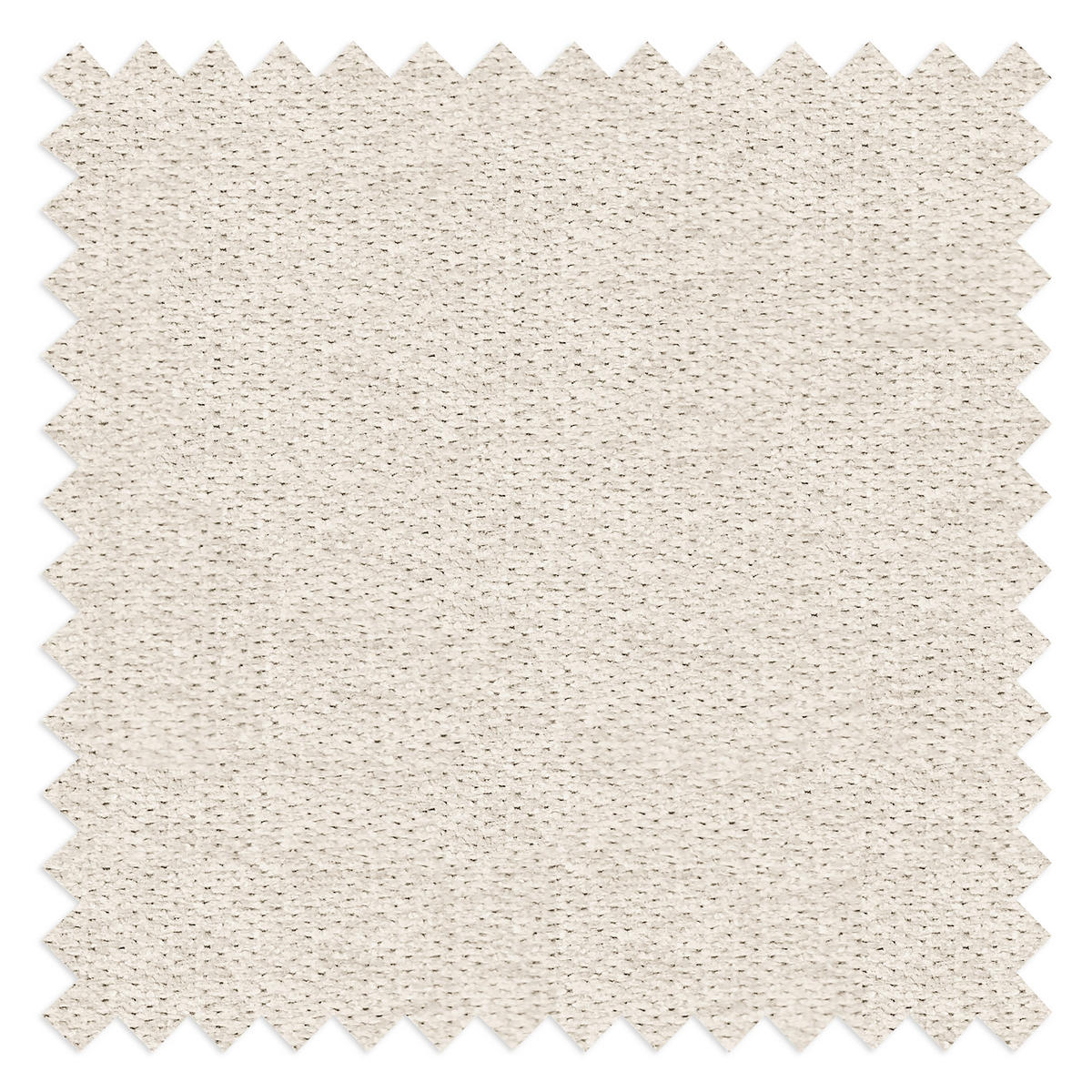 HOCKER Fresco Mikrofaser Creme  - Creme/Schwarz, Design, Kunststoff/Textil (60/39/60cm) - P & B
