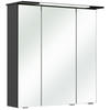 SPIEGELSCHRANK 67/71/16 cm  - Chromfarben/Anthrazit, Basics, Glas/Holzwerkstoff (67/71/16cm) - Pelipal