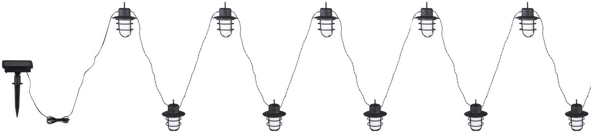 SOLÁRNÍ SVÍTIDLO, 480/8,2/11,2 cm - bílá/černá, Basics, plast (480/8,2/11,2cm) - Globo