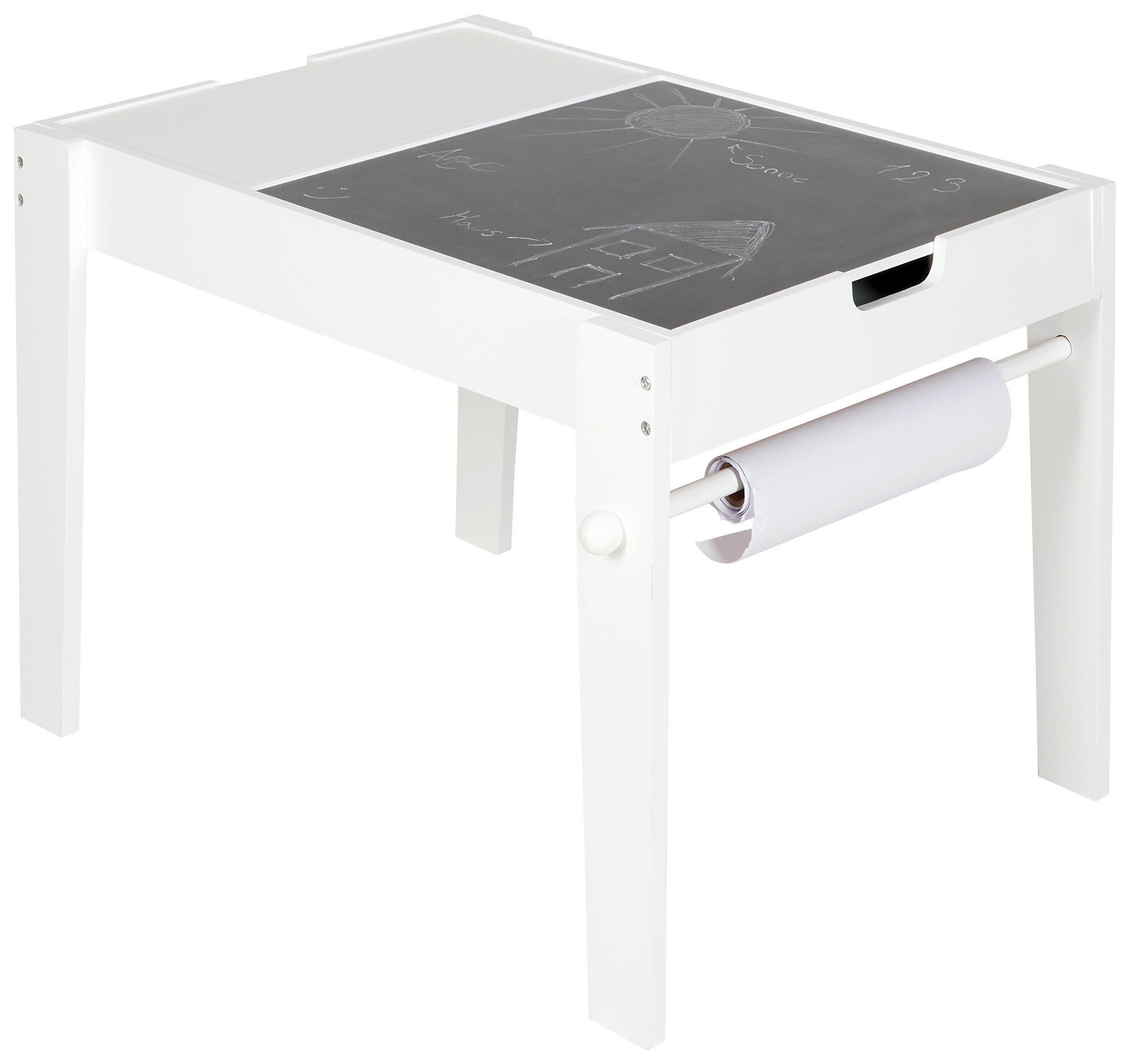 KINDERTISCH - Weiß/Grau, Trend, Holz/Holzwerkstoff (78/54,4/50cm) - My Baby Lou