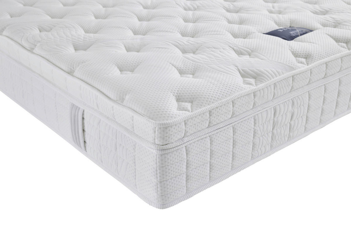 BOXSPRINGMATRATZE - Weiss, Basics, Textil (120/210cm)