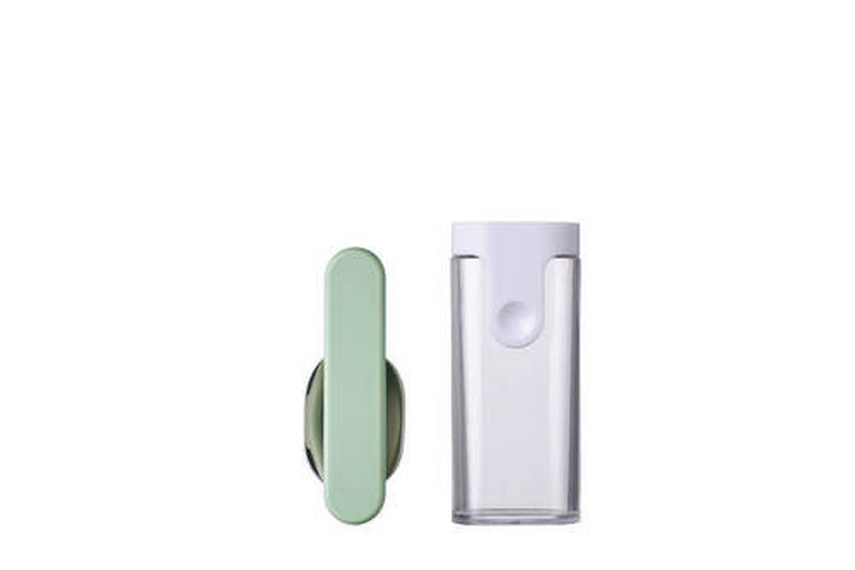LÖFFEL - Salbeigrün/Silberfarben, KONVENTIONELL, Kunststoff/Metall (14,5/7,4/2,9cm) - Mepal