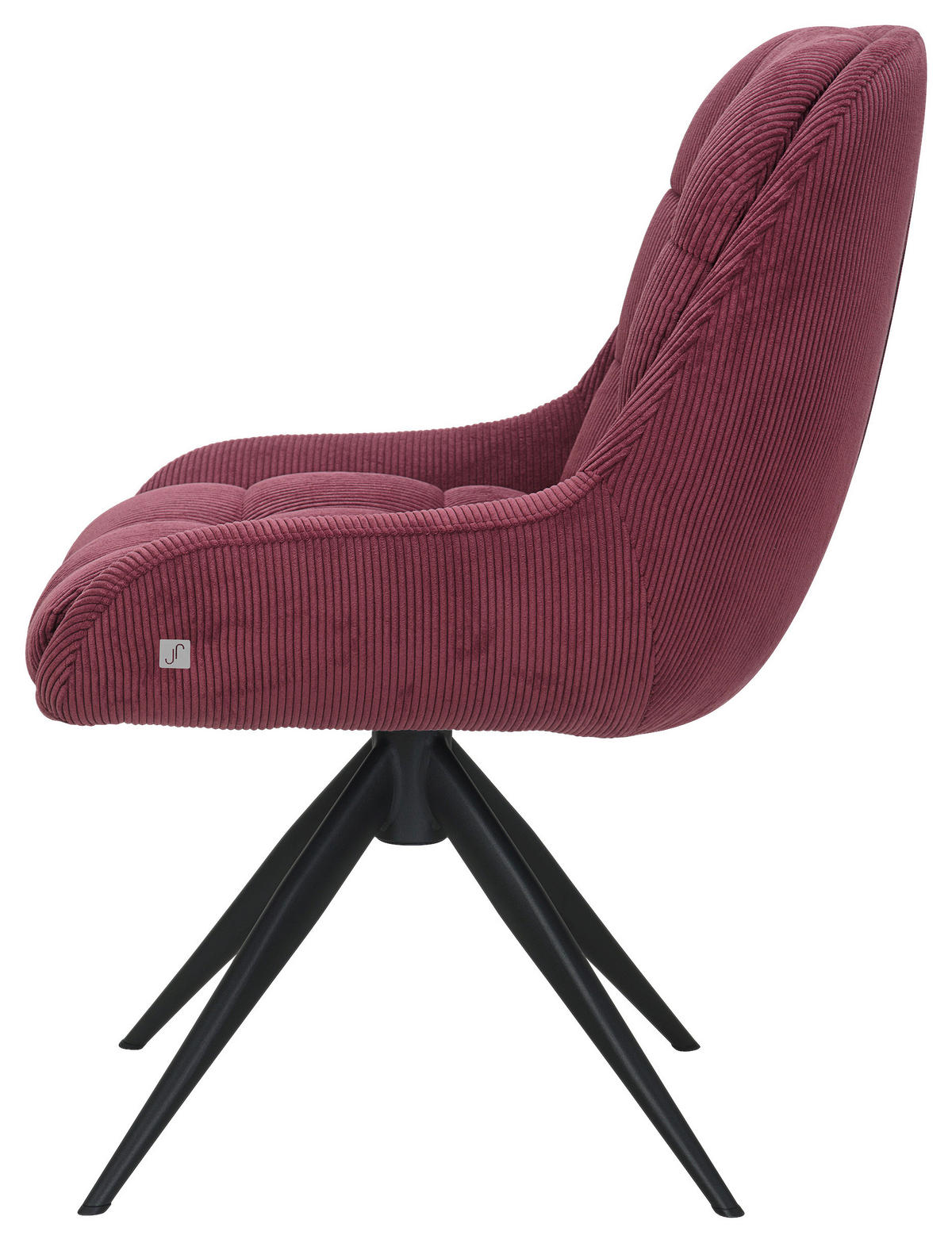 STUHL - Rot/Schwarz, Design, Textil/Metall (58/85/70cm) - Johann Jakob