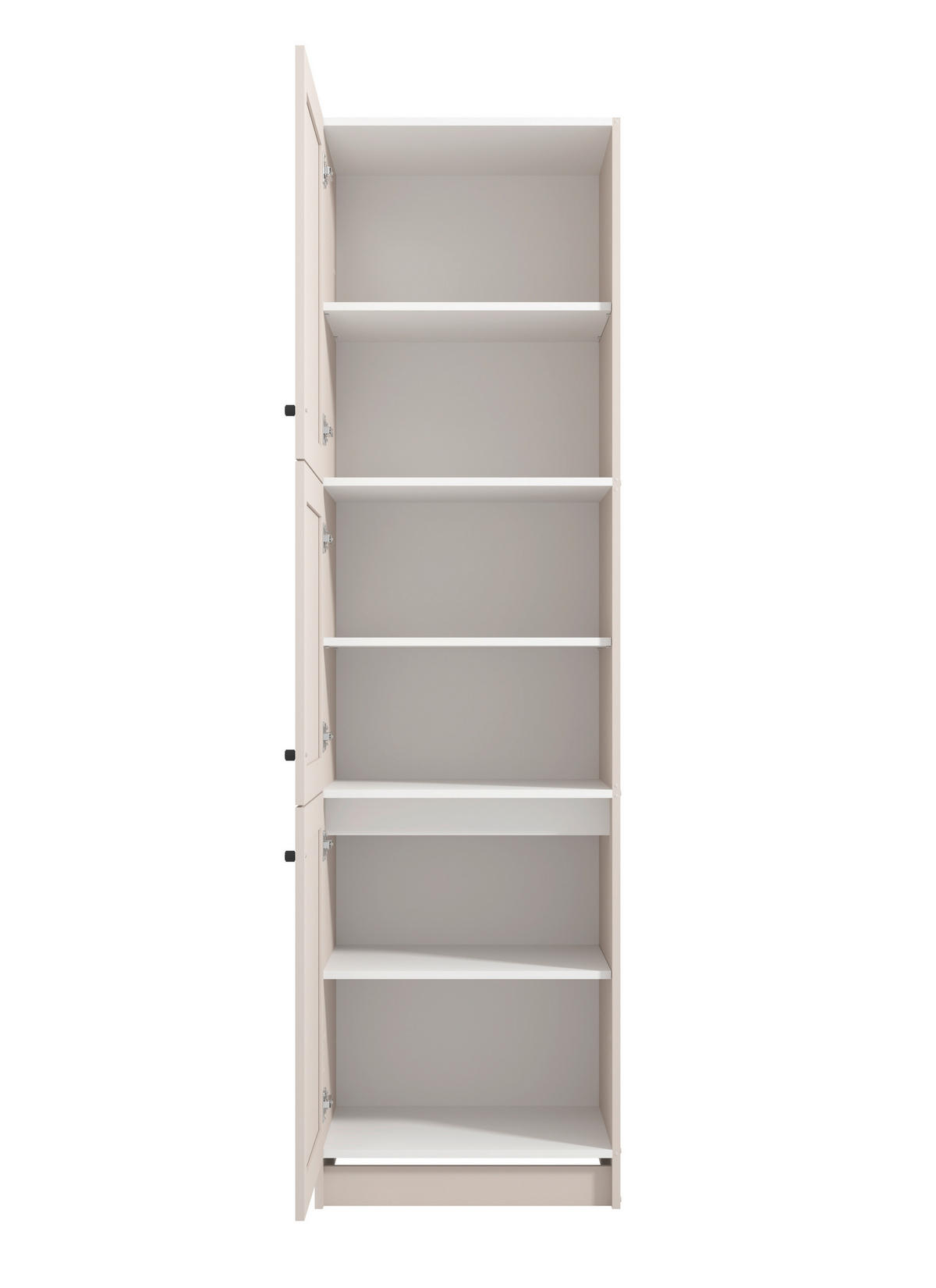 EDÉNYTÁROLÓ SZEKRÉNY - ezüsttölgy, Basics, faalapú anyag (60/217/58cm) - Carryhome
