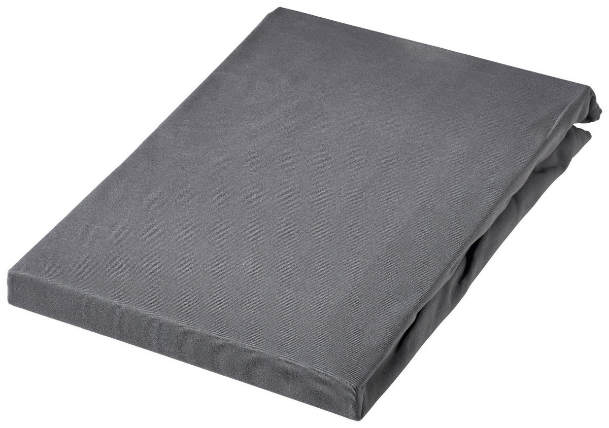 ČARŠAV SA LASTIŠEM ZA TOPERE 140-160/200-220 cm  - siva, Osnovno, tekstil (140-160/200-220cm) - Novel
