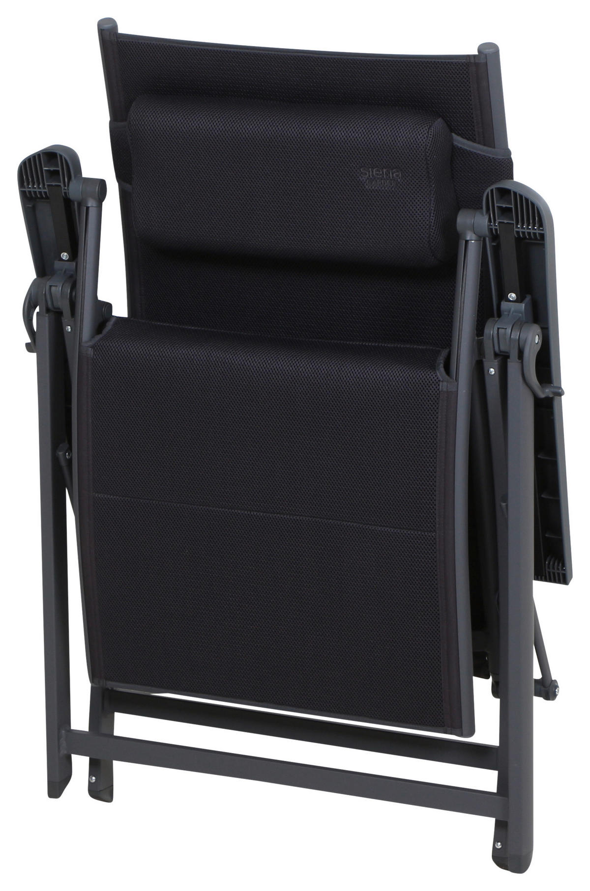 GARTEN-RELAXSESSEL 69/124/84 cm  - Anthrazit, KONVENTIONELL, Textil/Metall (69/124/84cm) - Siena Garden