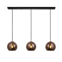 HÄNGELEUCHTE 100/20/35-142 cm  - Kupferfarben, Basics, Glas (100/20/35-142cm) - ENDON