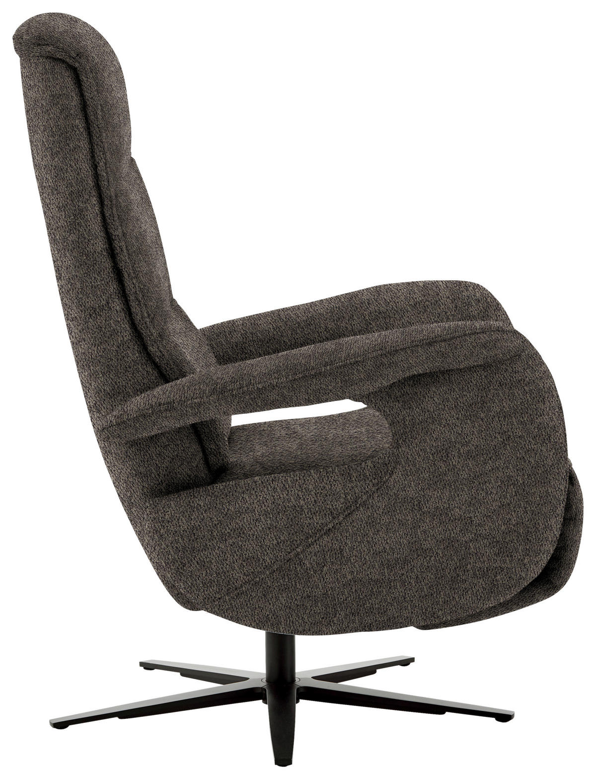 RELAXSESSEL in Textil Dunkelgrün, Fango  - Dunkelgrün/Fango, Design, Textil/Metall (71/112/83cm) - Beldomo Style