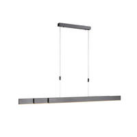 LED LUSTER    120-200/5,5/110-200 cm    - siva/antracit, Lajfstajl, metal/plastika (120-200/5,5/110-200cm)