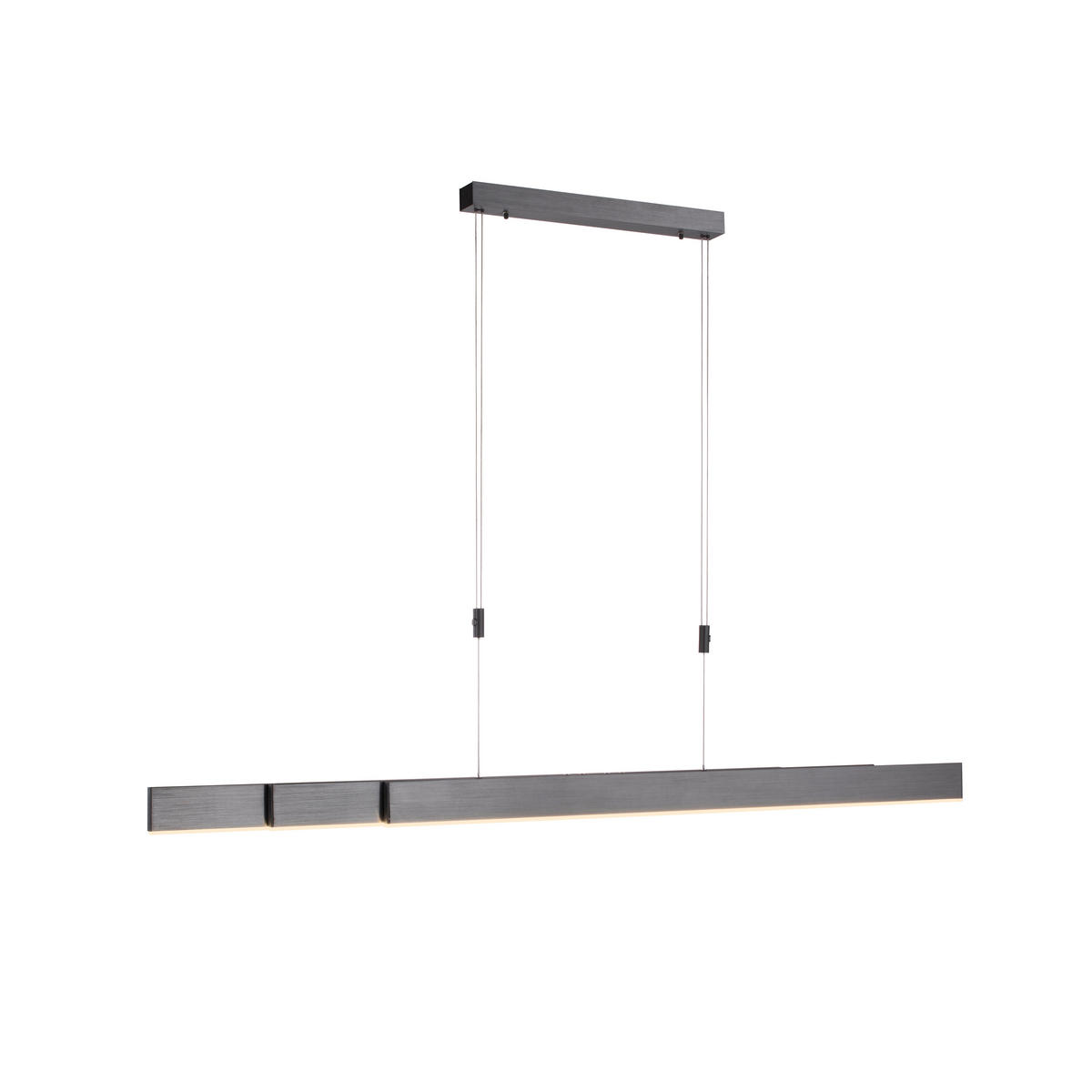 LED LUSTER    120-200/5,5/110-200 cm    - siva/antracit, Lajfstajl, metal/plastika (120-200/5,5/110-200cm)