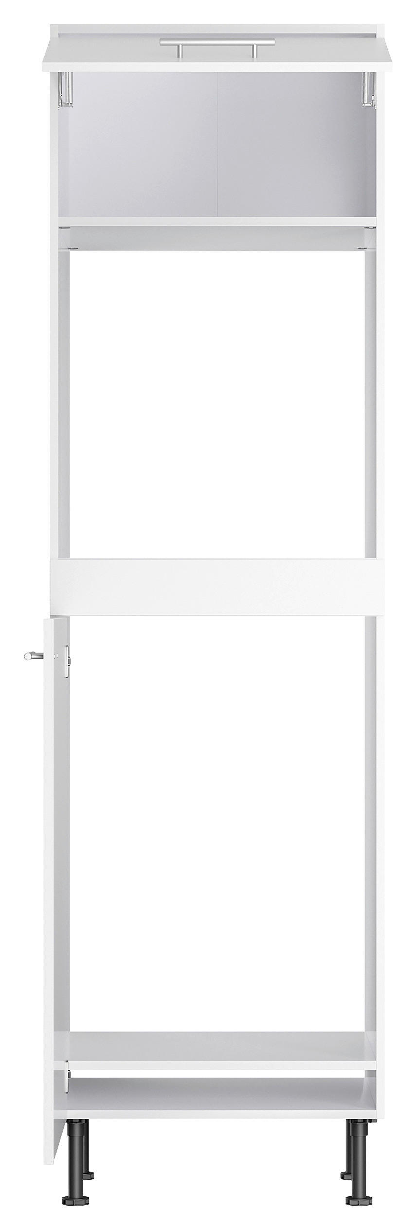 Thumbnail - Optifit Geräteumbauschrank, Weiß, Metall, einzeln stellbar, 60x211.8x58.1 cm, Made in Germany, DIN EN ISO 14001, DIN EN ...