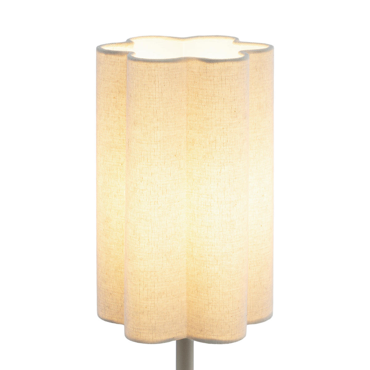 TISCHLEUCHTE - Beige, Trend, Kunststoff/Textil (15/50cm) - Novel