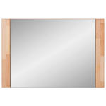 WANDSPIEGEL 66/65/4 cm    in rechteckig  - Buchefarben, KONVENTIONELL, Glas/Holz (66/65/4cm) - Hom`in