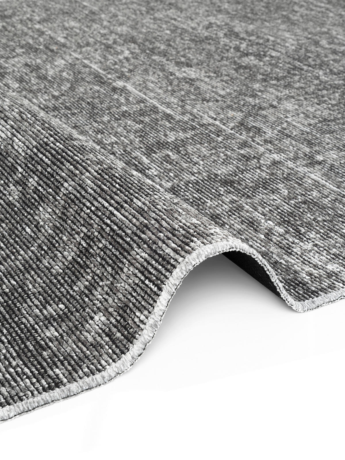 TEPPICH 80/150 cm Brilliance Grau, Silberfarben  - Silberfarben/Grau, KONVENTIONELL, Kunststoff/Textil (80/150cm) - Elle Decoration