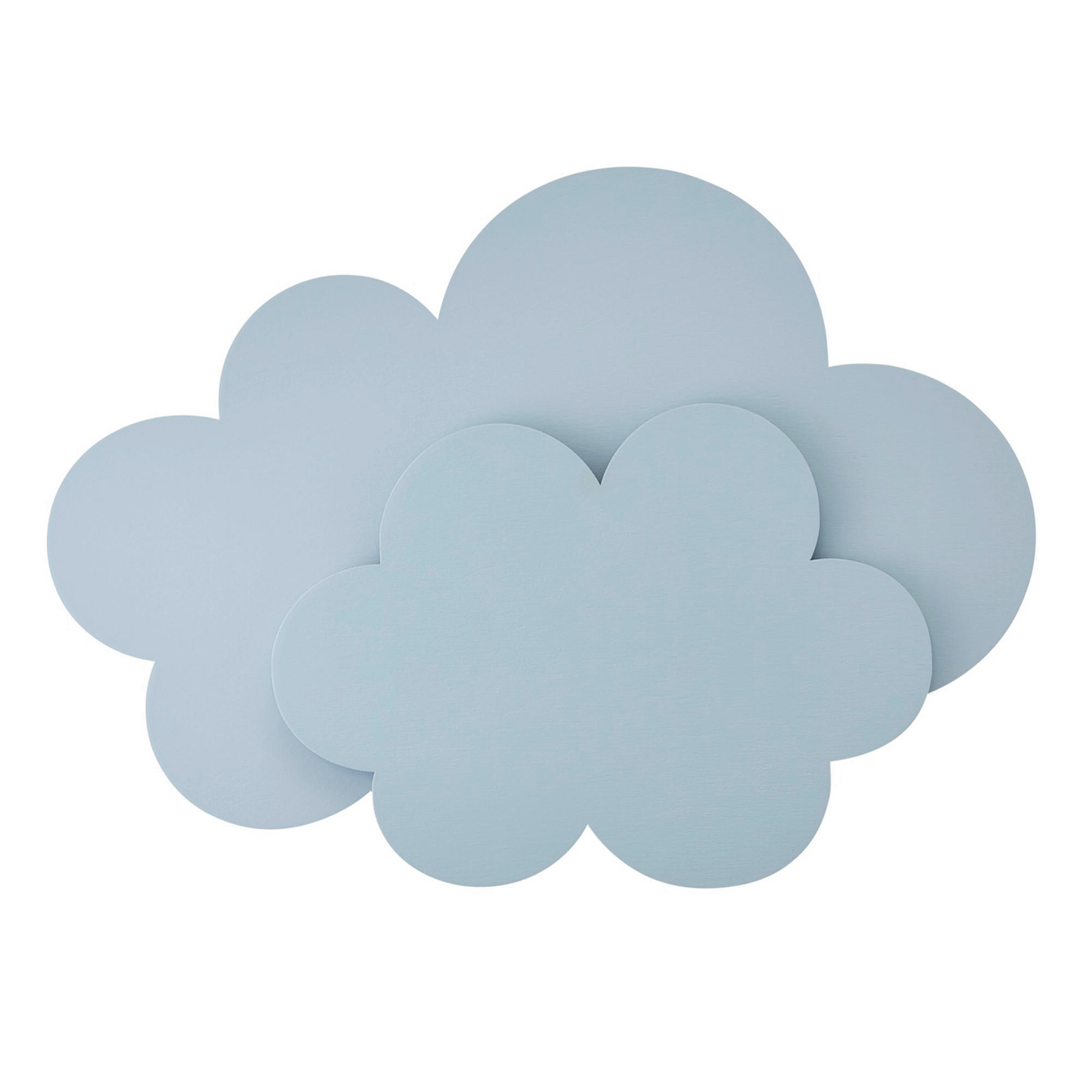 KINDERWANDLEUCHTE 20/35/7 cm   - Hellblau, Basics, Holz (20/35/7cm)