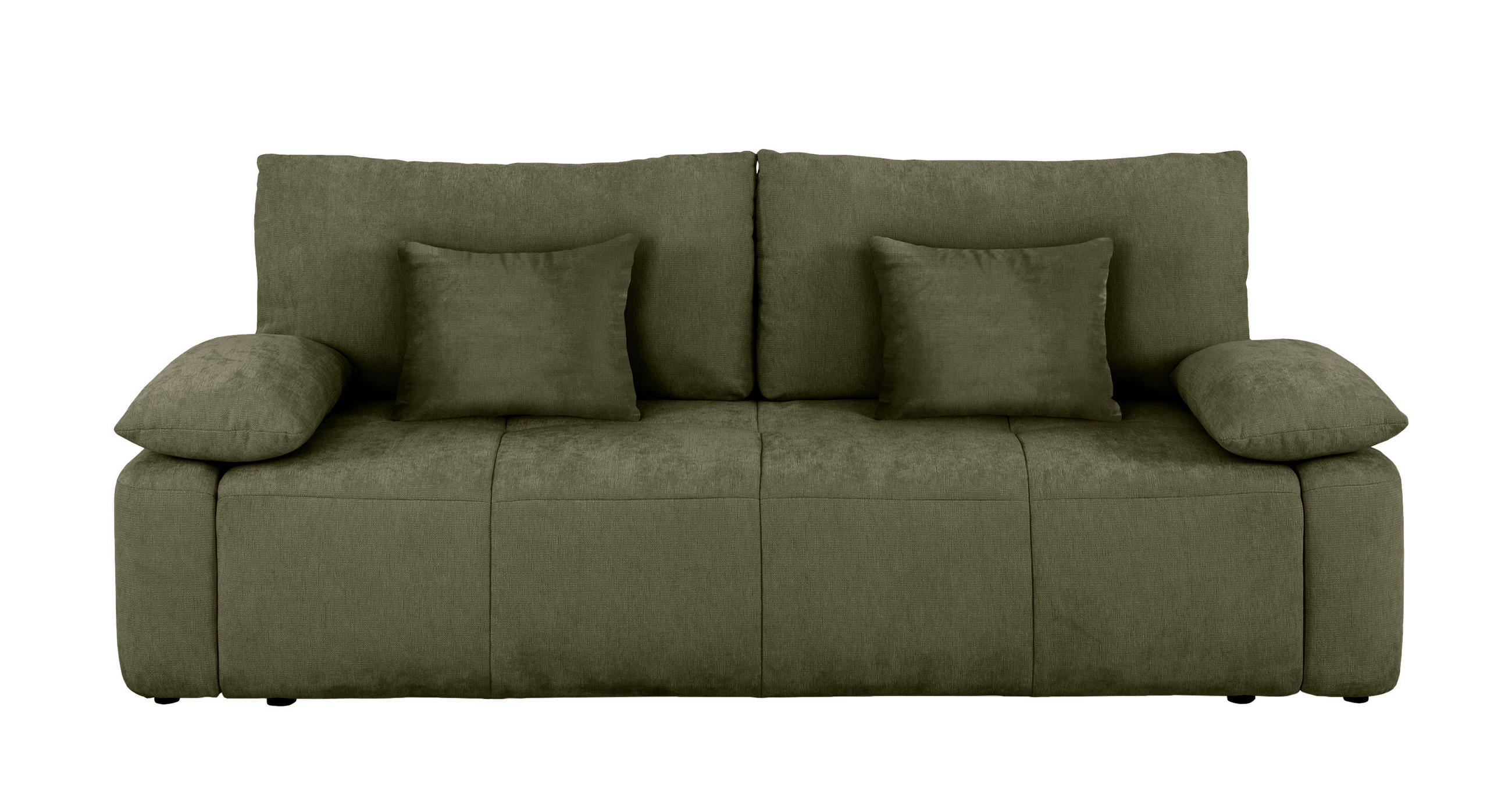 Mid.you Schlafsofa Olivgrün 240x93x108 cm