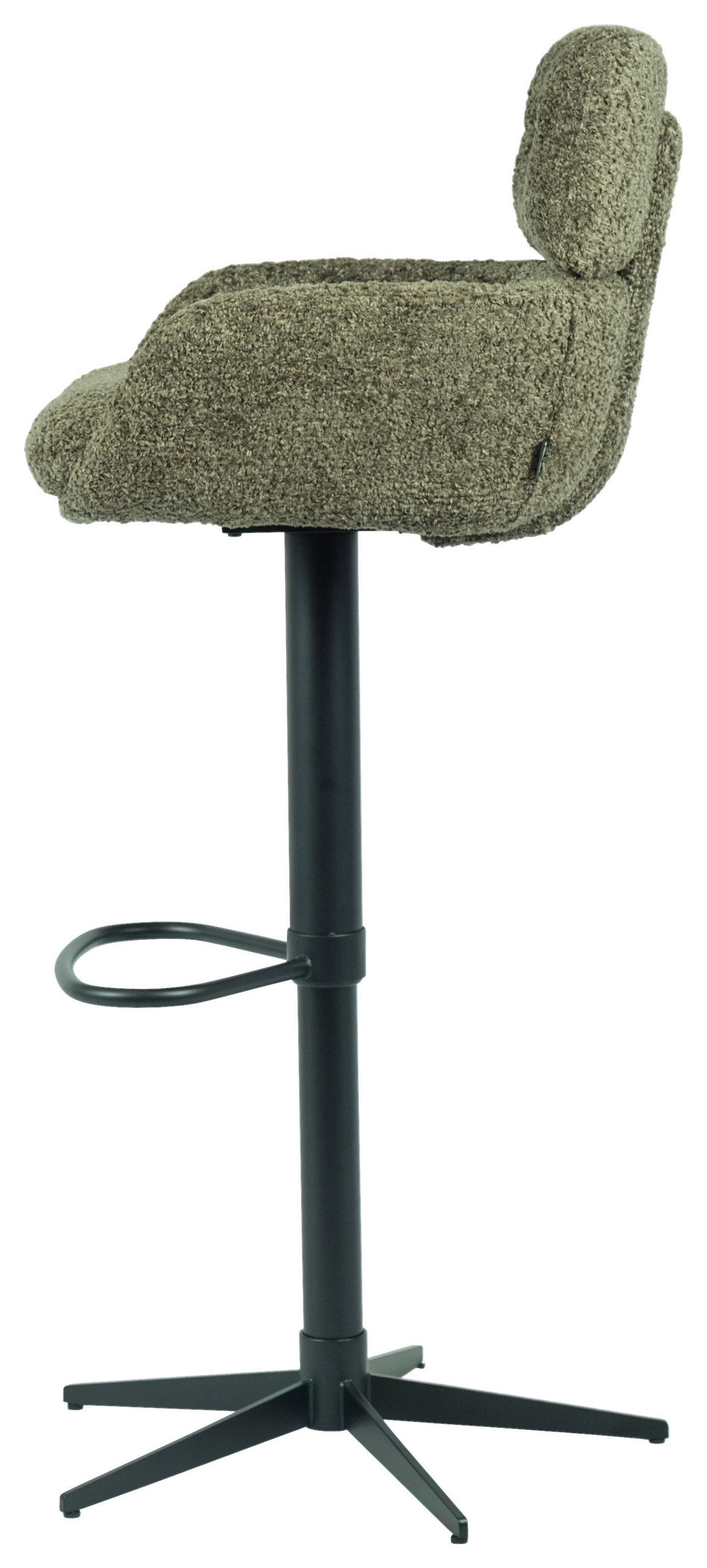 BARPALL i grön, svart  - grön/svart, Design, metall/textil (54/99-116.5/52cm) - Dieter Knoll