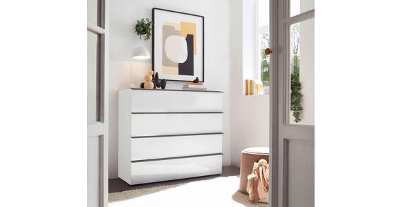 SIDEBOARD  in 120/104/43 cm  - Schieferfarben/Schwarz, Basics, Glas/Holzwerkstoff (120/104/43cm) - Dieter Knoll