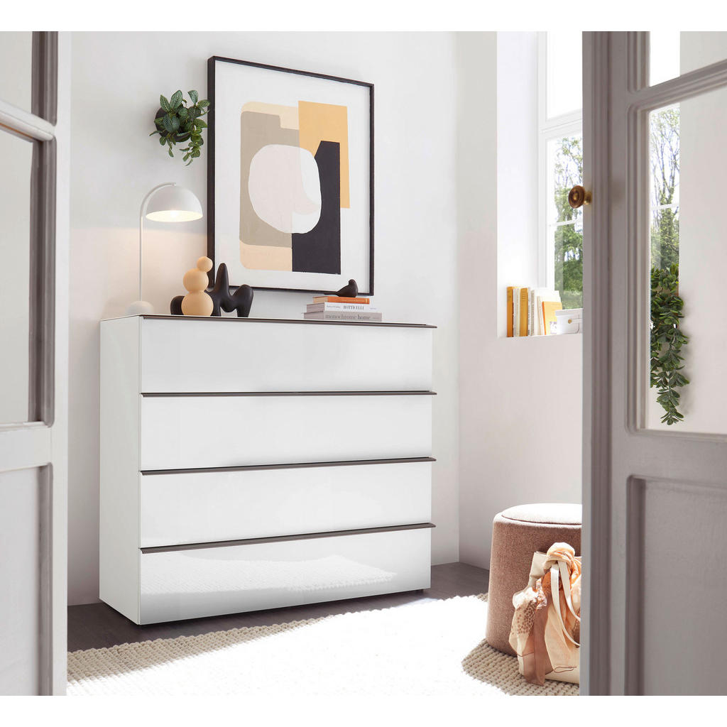 Thumbnail - Dieter Knoll Sideboard, Weiß, Metall, 4 Schubladen, 120x104x43 cm, Made in Germany, DIN EN ISO 9001, Typenauswahl, Beimö...