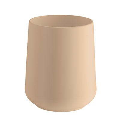 ZAHNPUTZBECHER Kunststoff  - Sandfarben, Basics, Kunststoff (4,5/10/4,5cm)