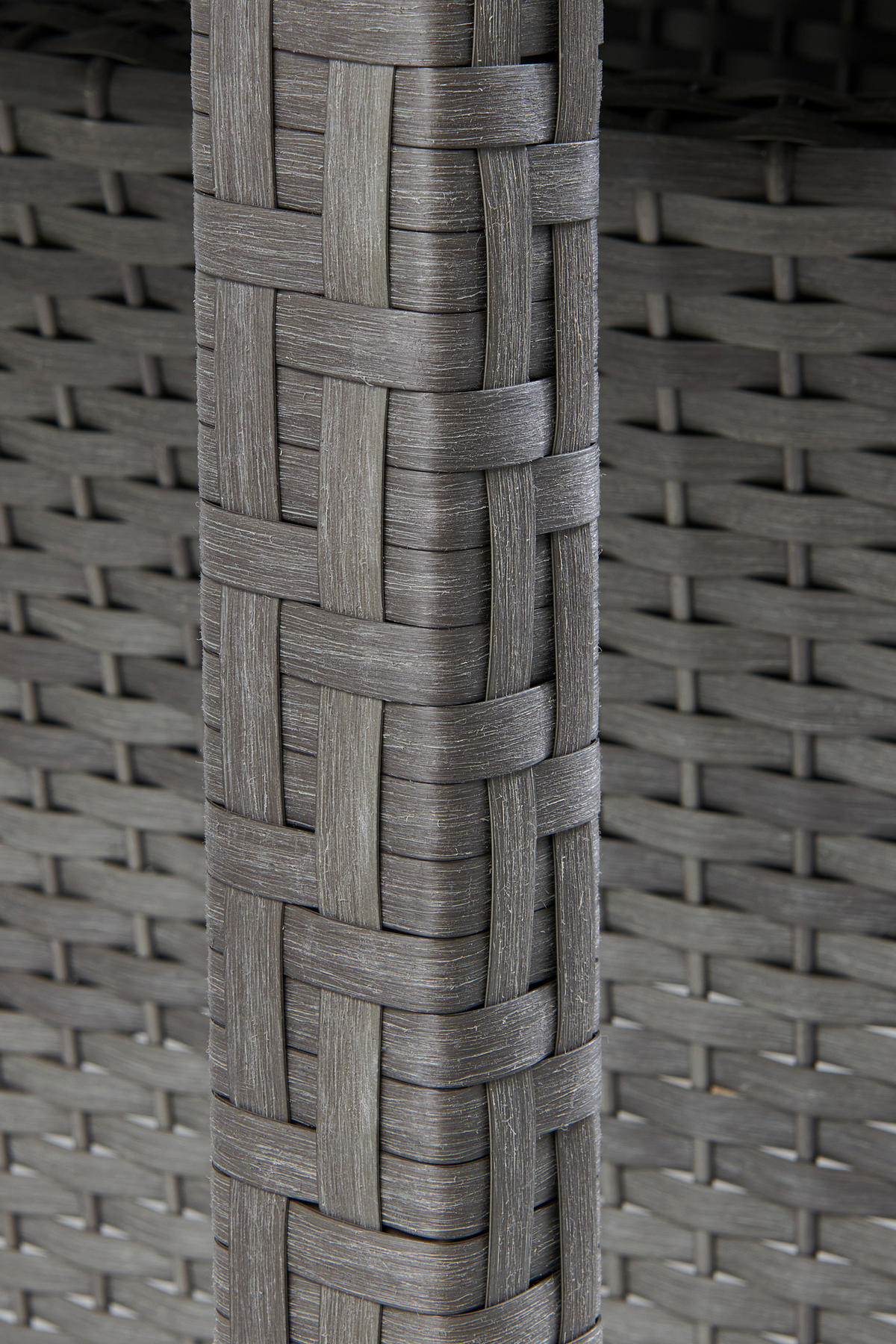 GARTENGARNITUR beschichtet Stahl  - Braun/Grau, MODERN, Glas/Kunststoff - Ambia Garden