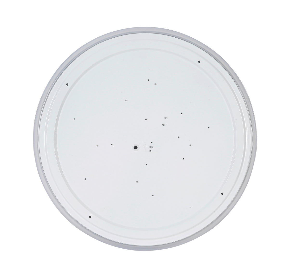 LED PLAFONJERA  - bela/crna, Trendi, metal/plastika (49/6cm) - Novel