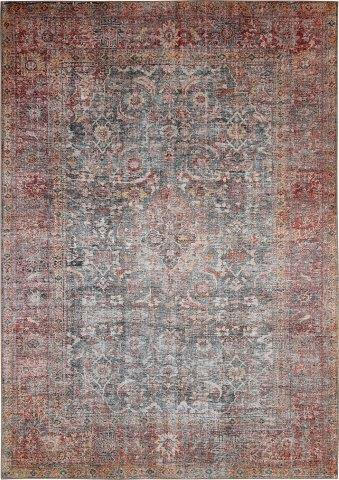 VINTAGE-TEPPICH 120/170 cm Lago Grau, Rostfarben  - Rostfarben/Grau, LIFESTYLE, Textil (120/170cm) - Novel