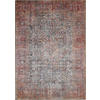 VINTAGE-TEPPICH 120/170 cm Lago Grau, Rostfarben  - Rostfarben/Grau, LIFESTYLE, Textil (120/170cm) - Novel