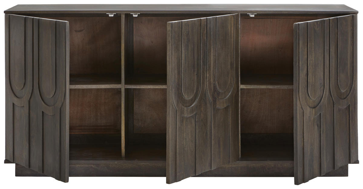 SIDEBOARD  in 170/80/40 cm  - Dunkelbraun, Design, Holz (170/80/40cm) - Livetastic