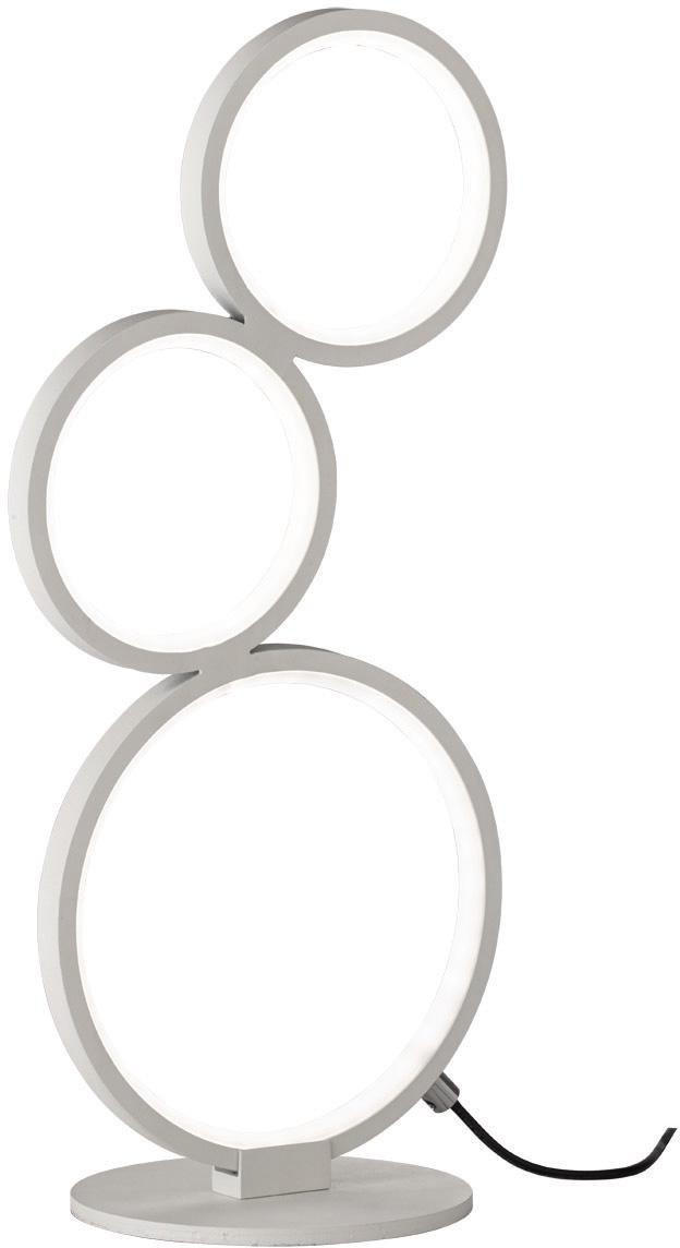 LED-TISCHLEUCHTE - Weiss, Design, Metall (20,7/15/45cm) - Trio Leuchten
